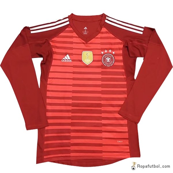 Camiseta Alemania Manga Larga Portero 2018 Rojo